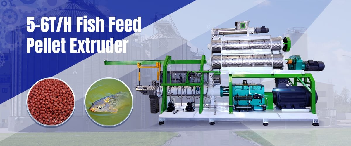 How do fish feed extruders add to the sustainability of aquaculture